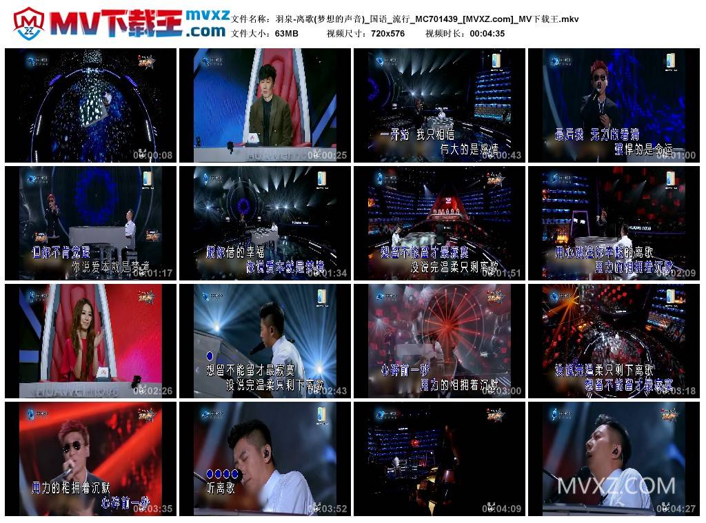 羽泉-离歌(梦想的声音)_国语_流行_MC701439